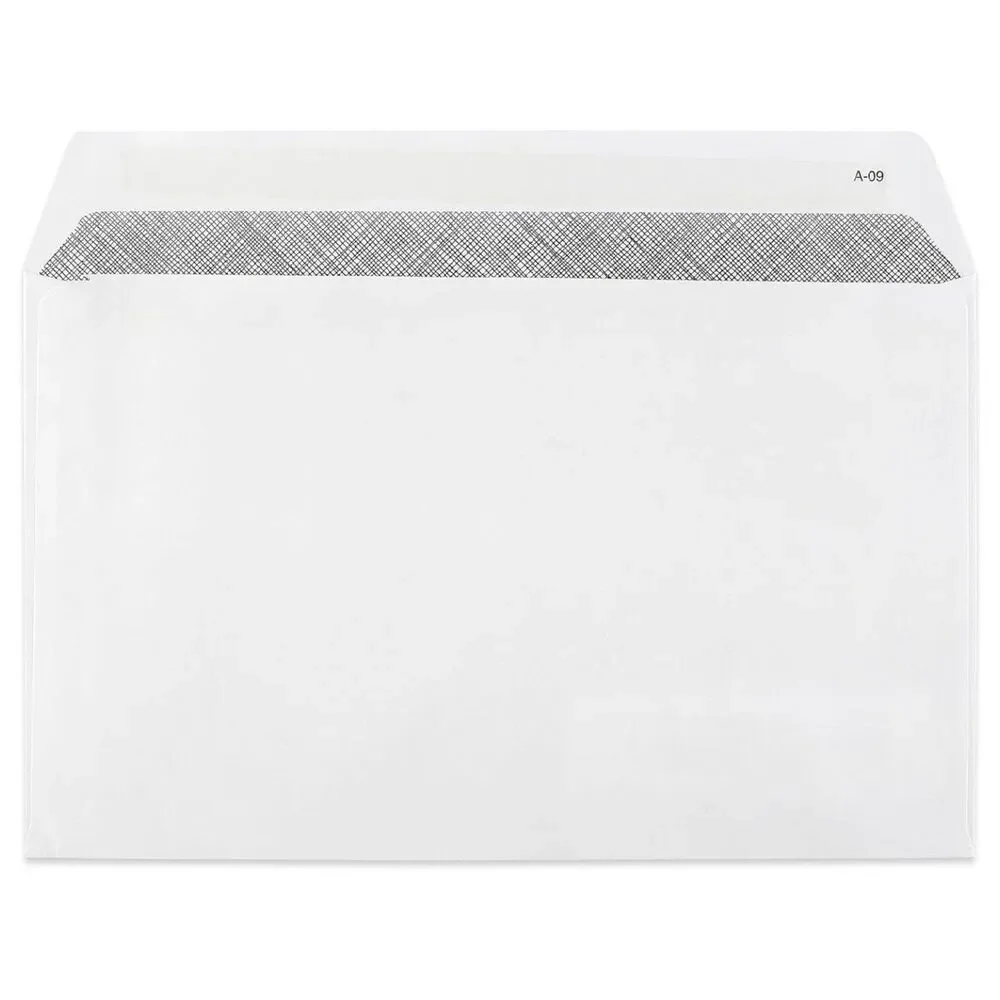 200 Count Tax Envelopes Designed for W2 Forms 4 Up Horizontal Format